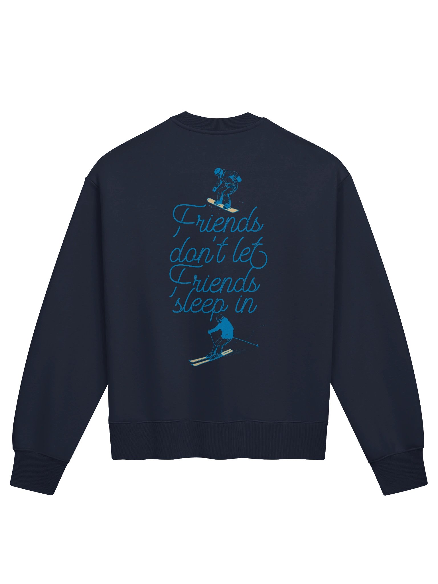 Don't Sleep In Crewneck (Midnight Blue) product image (2)