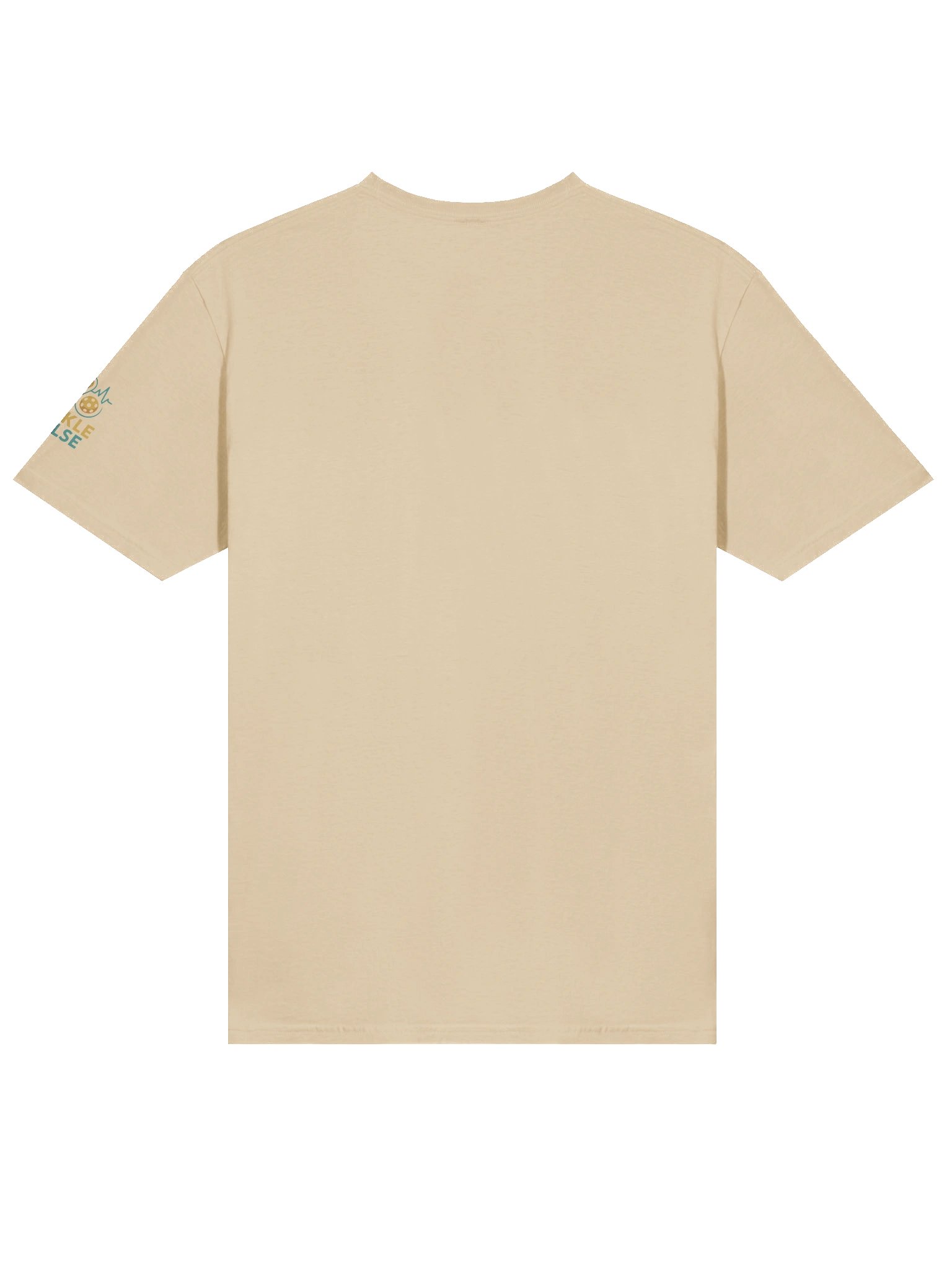 Pickleball Power Pickle T-Shirt – Sand Color Funny Unisex Tee with Animated Pickleball Smash Design product image (4)