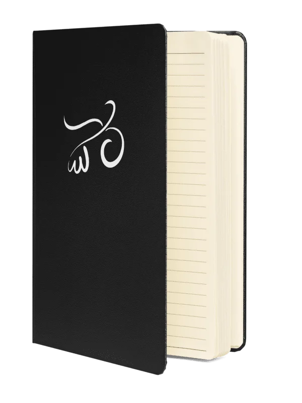 Bird Calligraphy Notebook – Clear White Print product image (2)