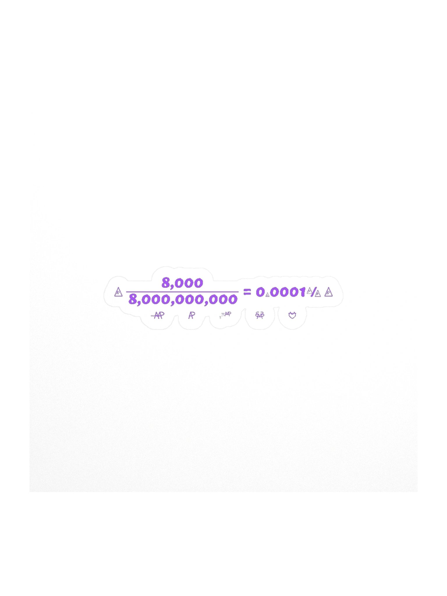 THE EQUATION — Sticker product image (4)