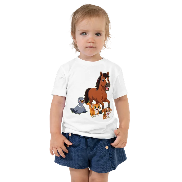Cute Farm Animal Children’s T-shirt product image (1)