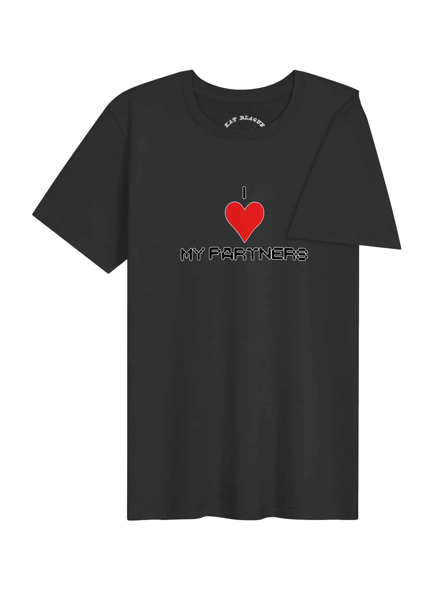 I Love My Partners Super Soft Black Ink Tee product image (4)