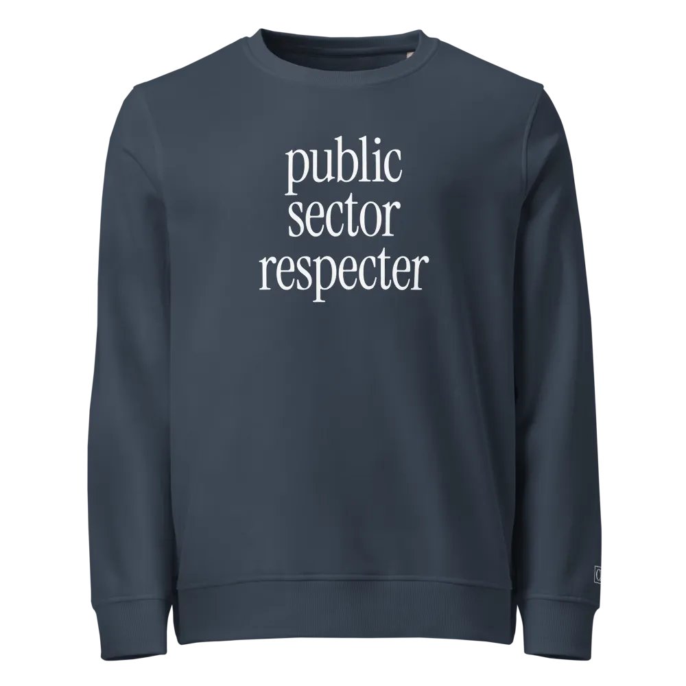 Public Sector Respecter Crewneck (Navy) product image (1)
