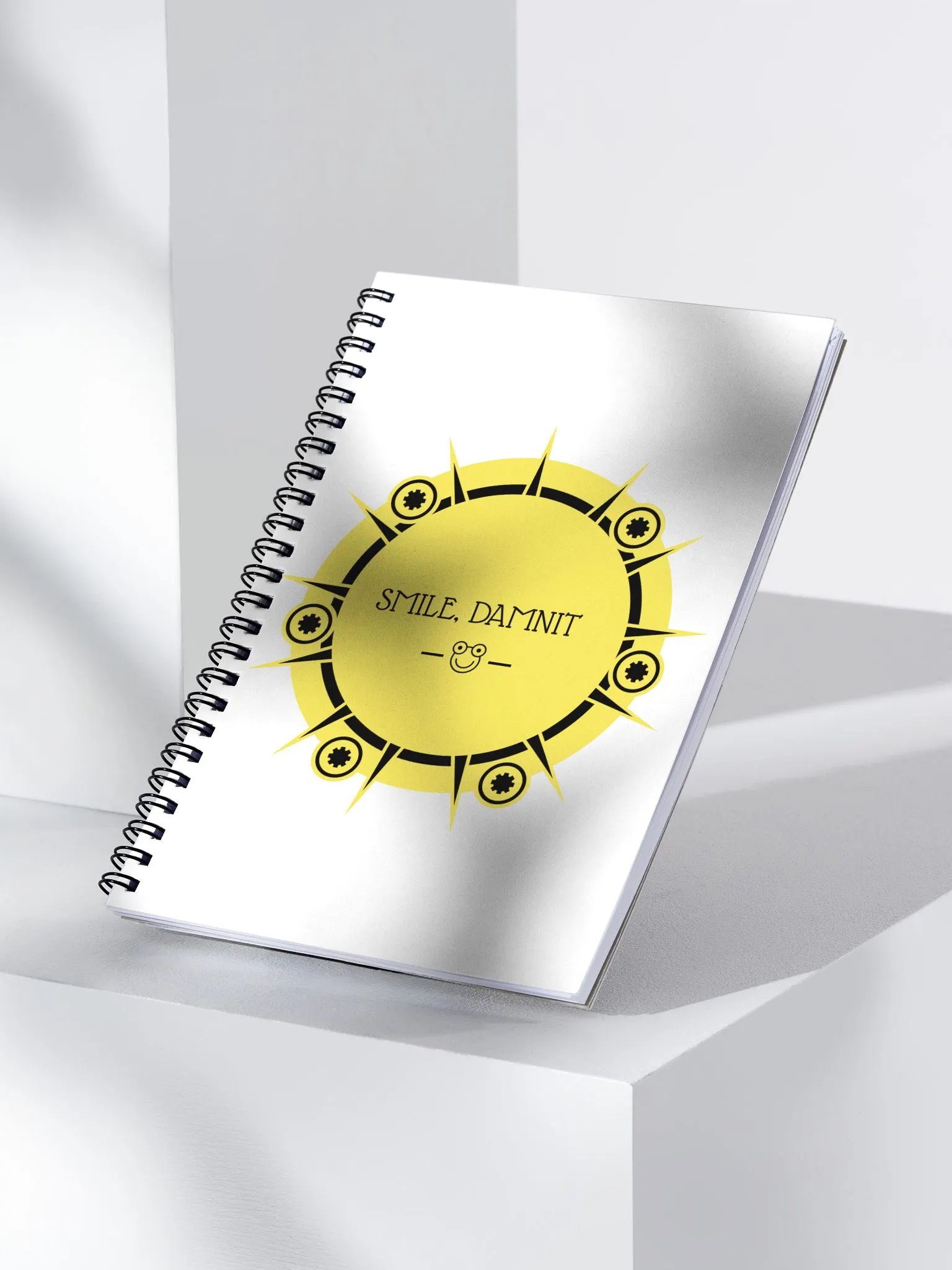 SMILE DAMNIT, Spiral Notebook product image (3)