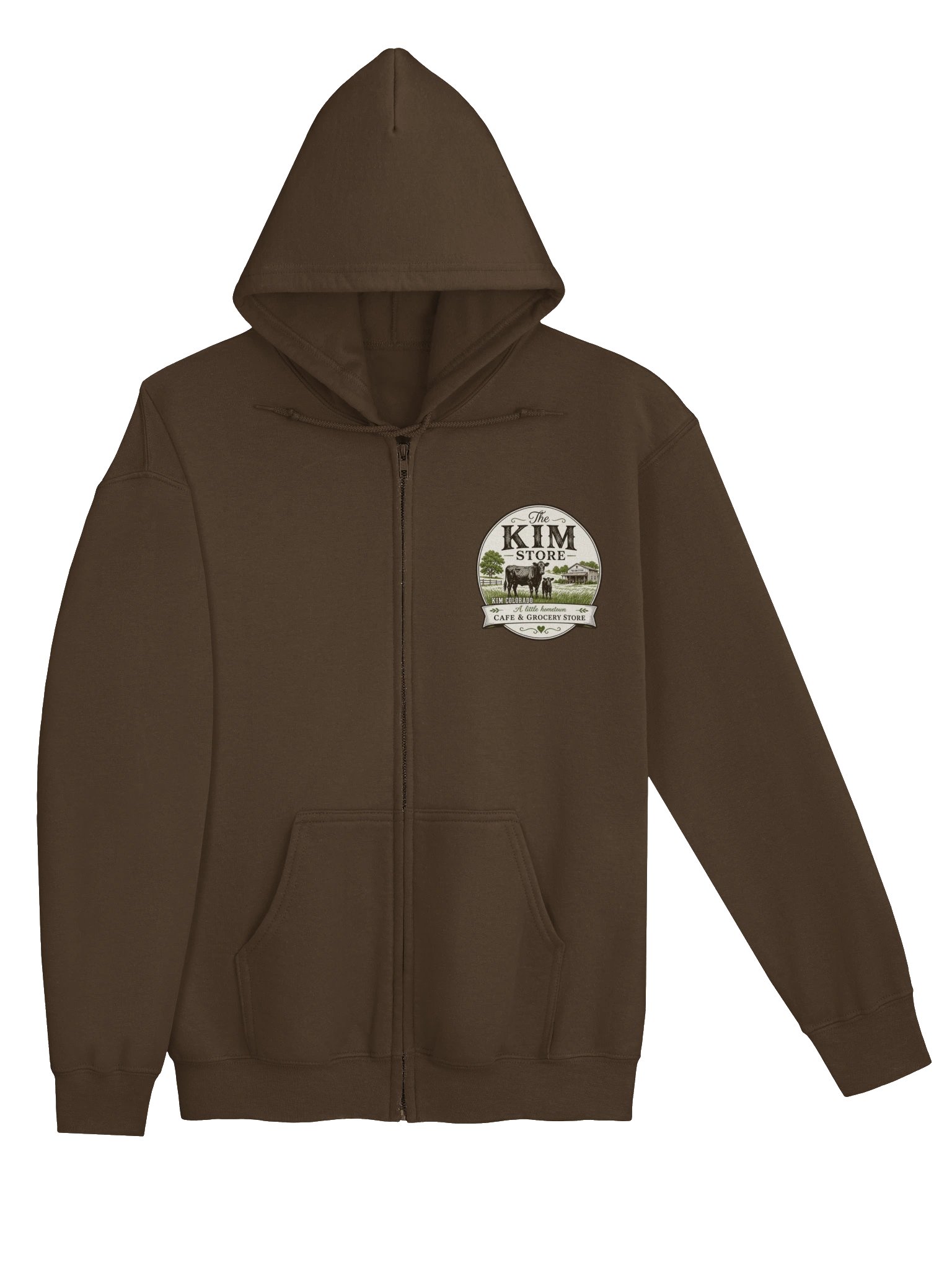 The Kim Store Zip Hoodie Sweater - Design on Front product image (3)