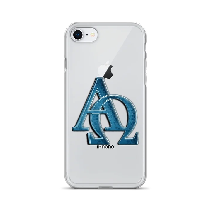 Alpha Omega Blue Metallic iPhone® Case product image (28)
