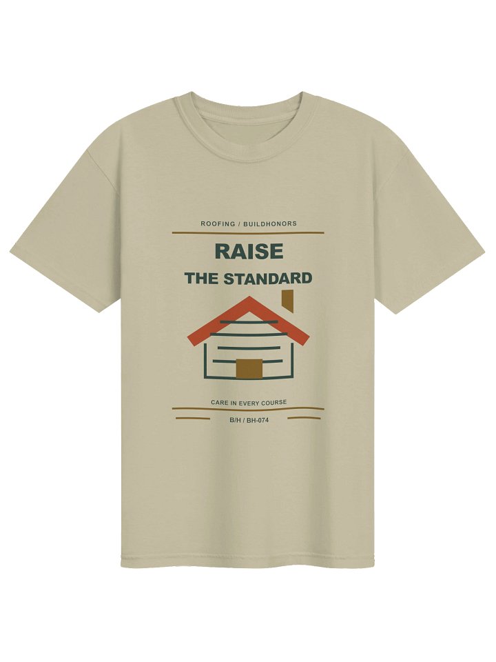 Raise The Standard supplier garment mockup