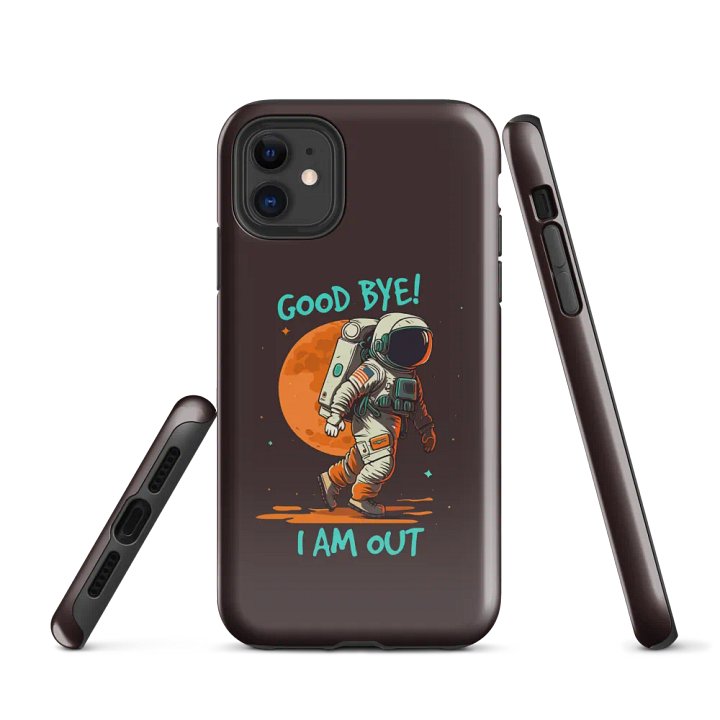 Galactic Farewell iPhone® Tough Case: Cosmic Protection with a Stellar Design product image (1)