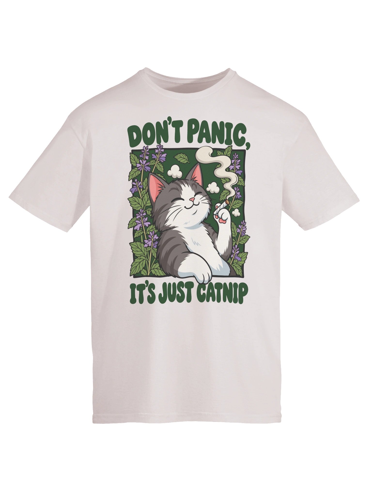 Don't Panic, It's Just Catnip Tabby Cat Shirt product image (6)