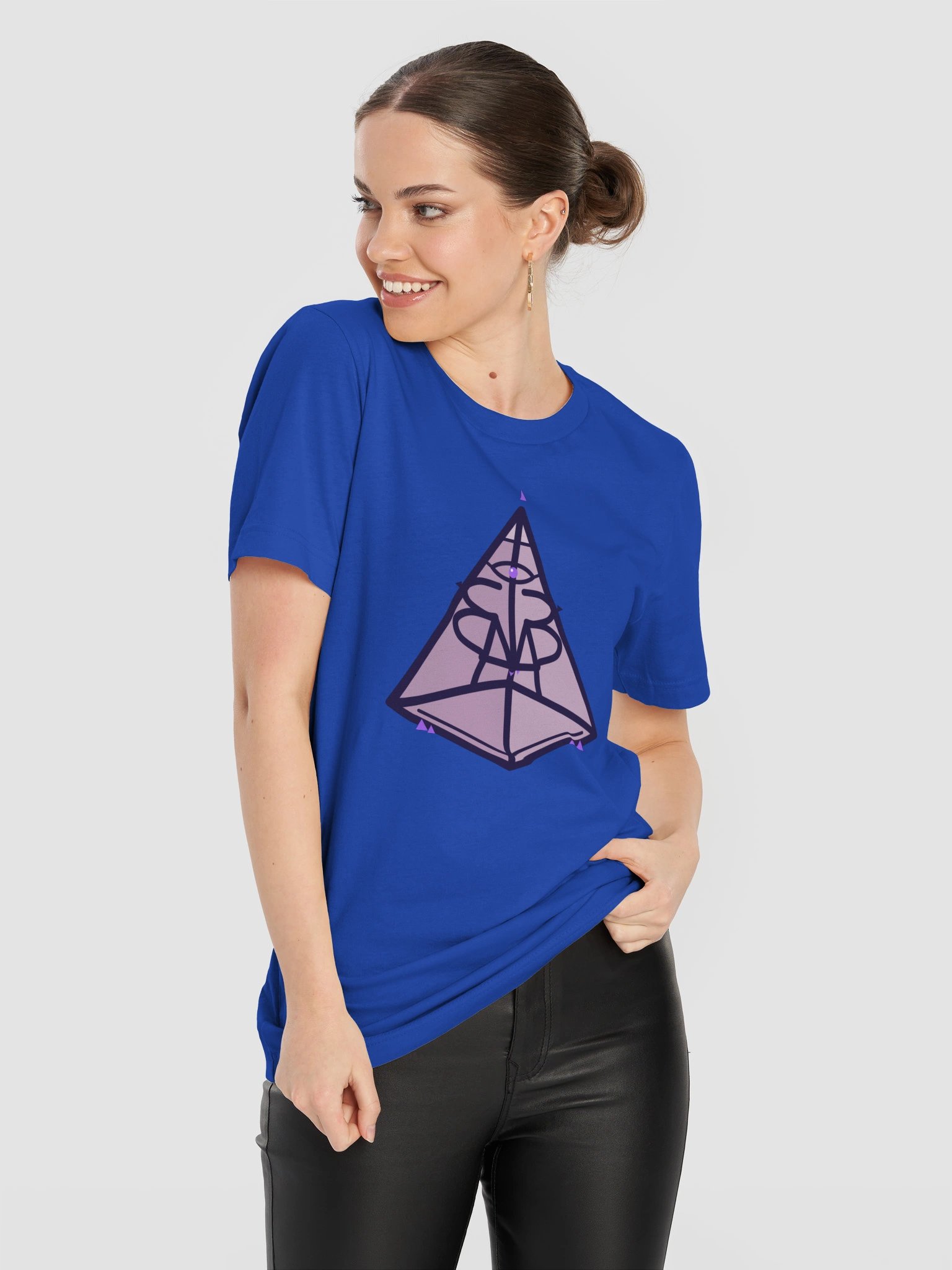 AMP-33 Pyramid Tee — Blue product image (11)