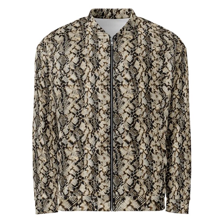 Beige Snake Pattern Woman Jacket product image (1)