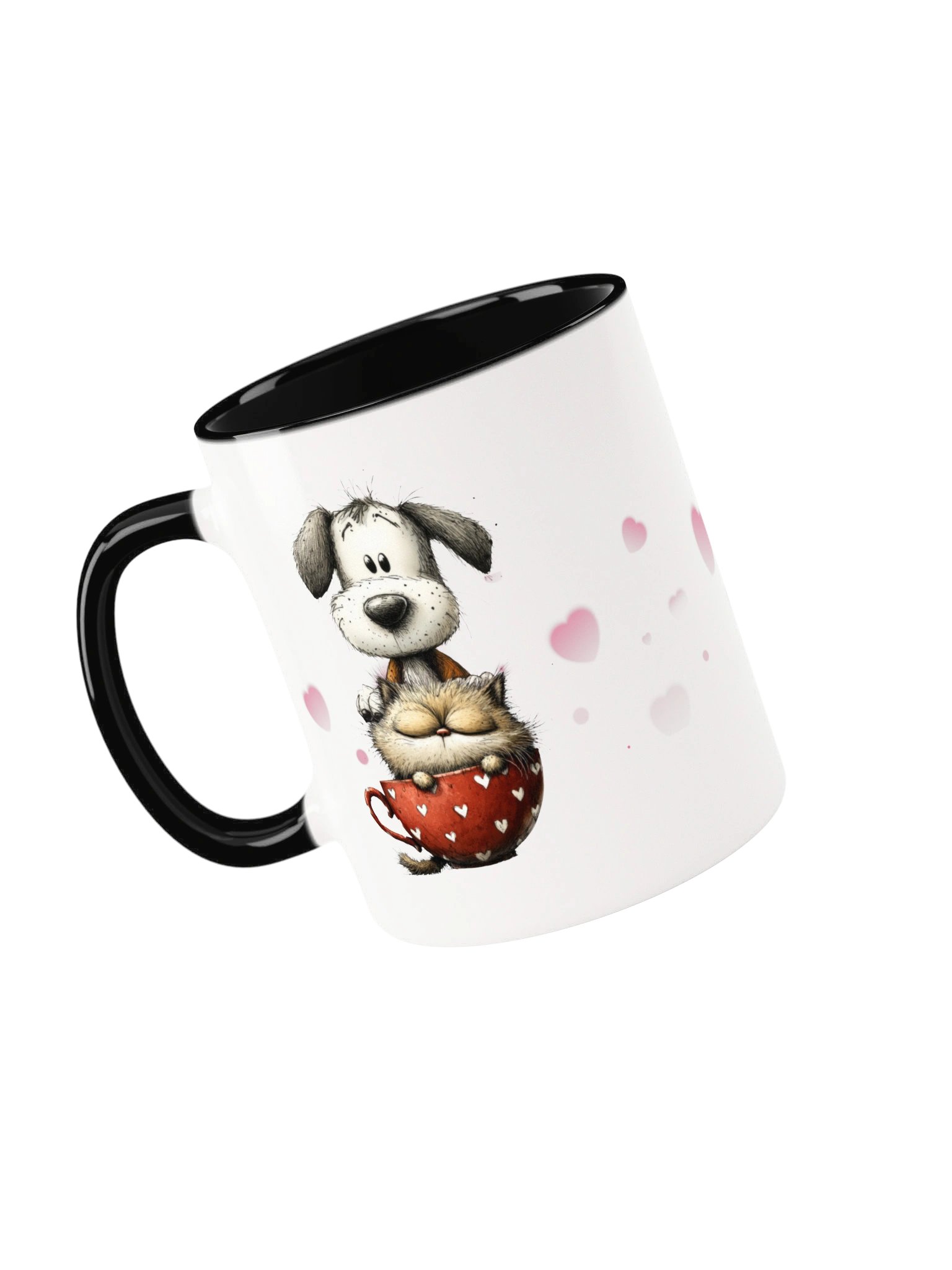 Dog And Cat Love Accent Mug product image (22)
