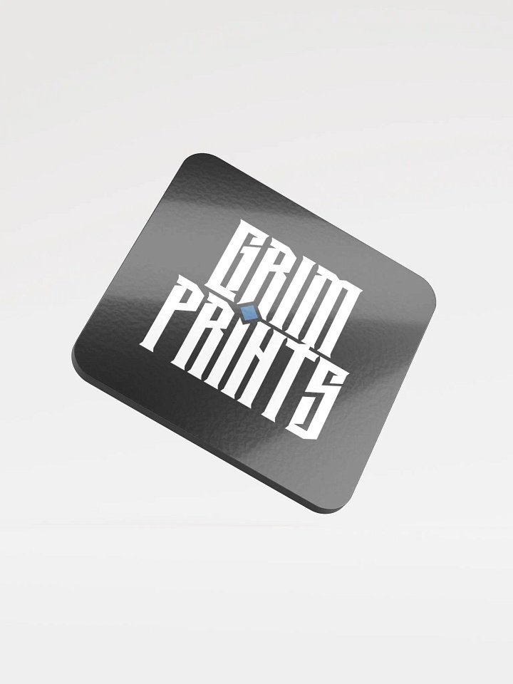 Grim Prints - Glossed Cork Coaster product image (2)