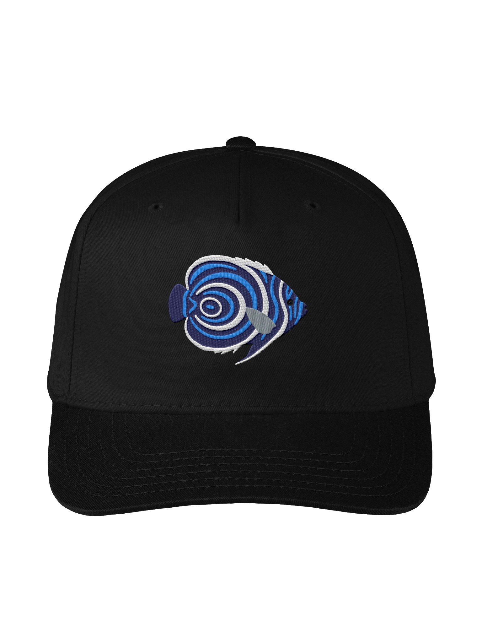 Juvenile Emperor Angelfish Mid-Profile Baseball Cap (Embroidered) for Reef and Marine Aquarium Lovers product image (1)