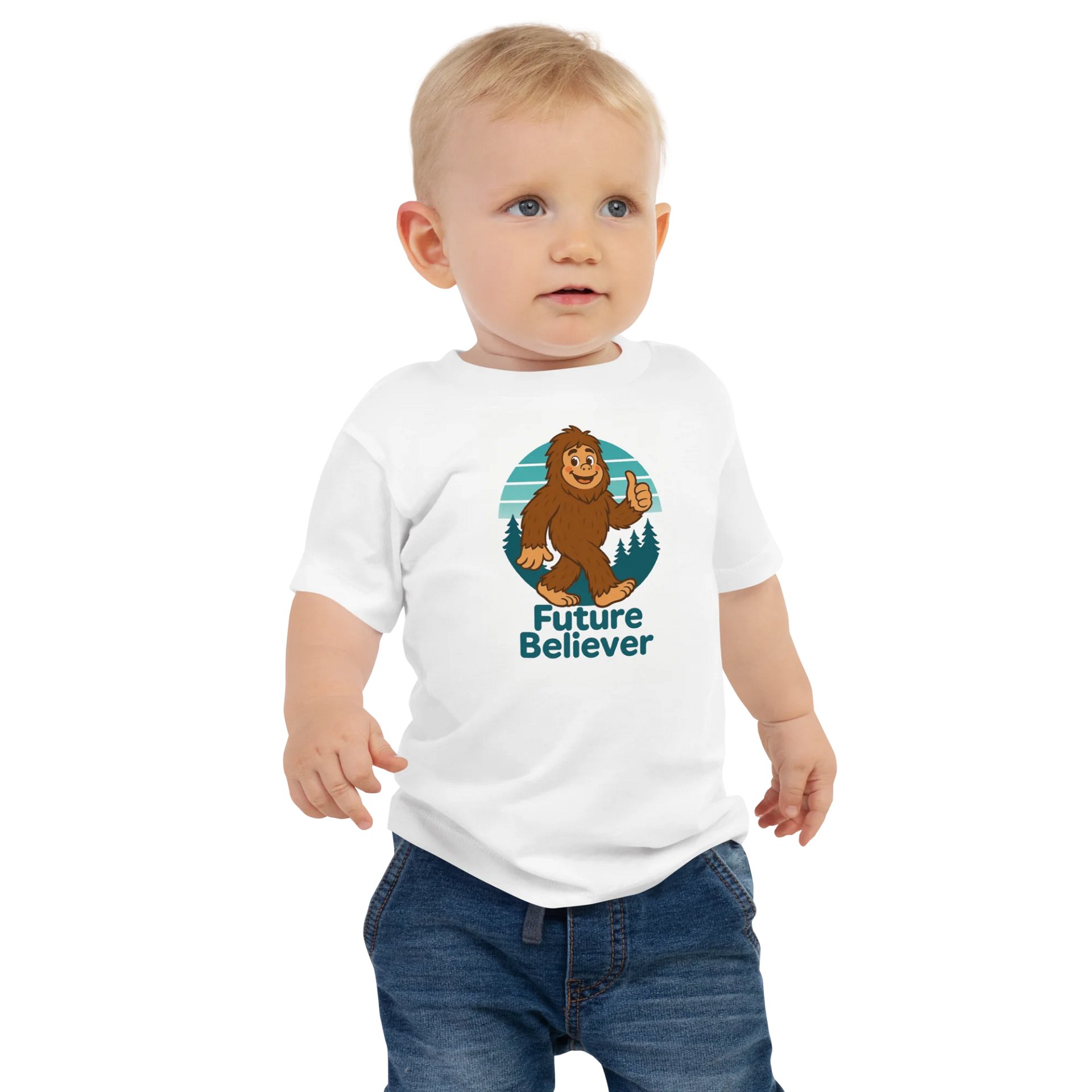 Bigfoot Toddler T-Shirt – Future Believer Sasquatch Tee for Kids | Funny Cryptid Shirt for Boys & Girls product image (3)