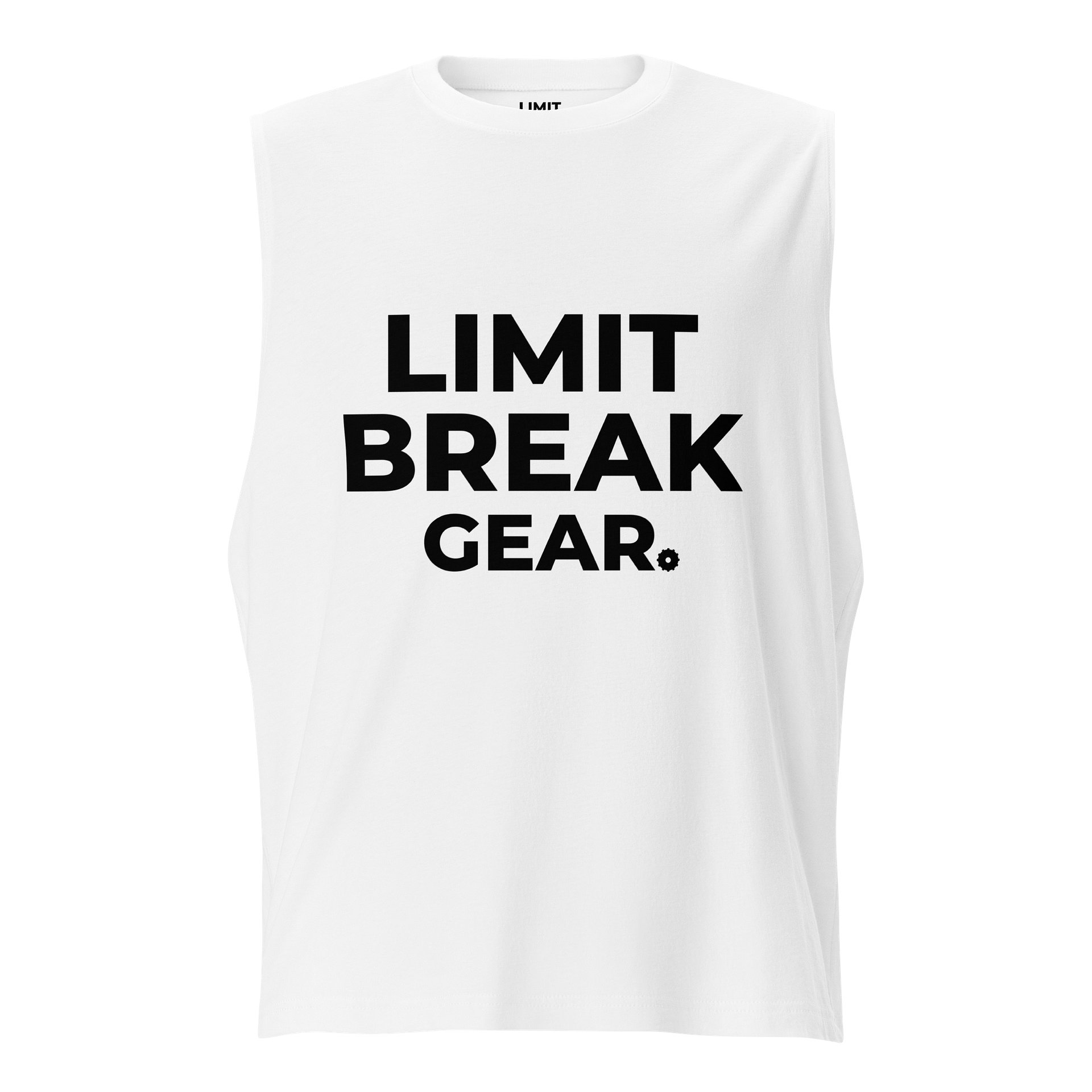 Limit Break Gear Shatter Muscle Tank - black logo product image (1)