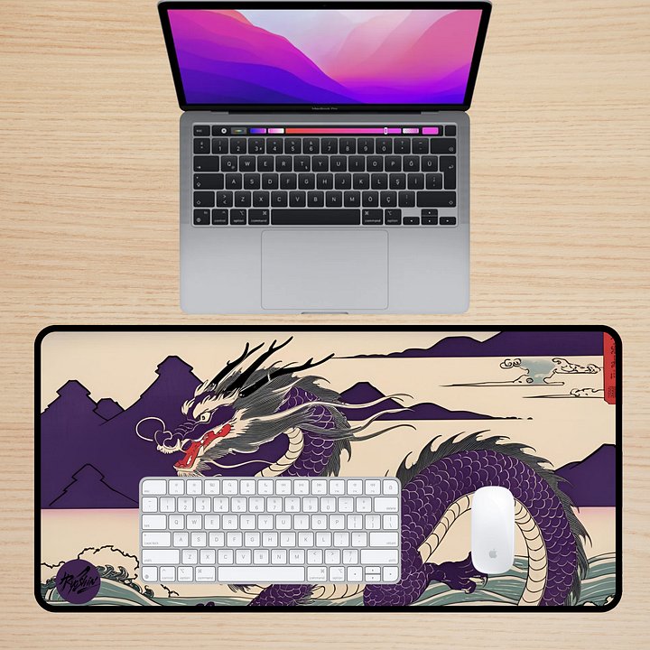 Ryoshin - Flowing Resilience (Sui no Ganbou), Ancient Ryū Collection, Desk Mat product image (2)