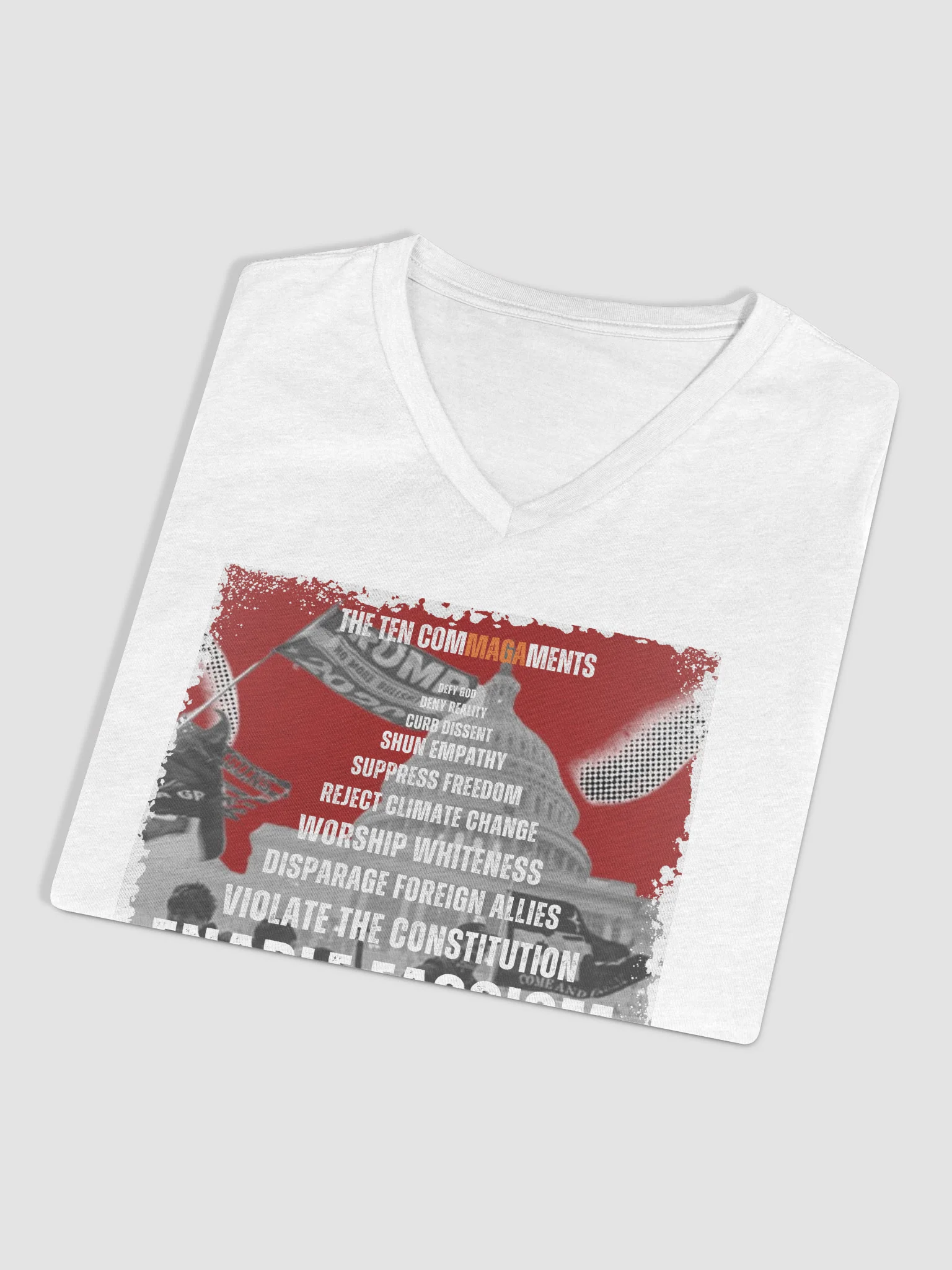 Ten ComMAGAments Women's V-Neck | L I G H T product image (7)