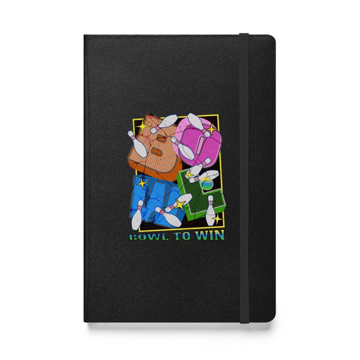 Bowl To Win Block Letter Energize Your Ideas Hardcover Notebook product image (1)