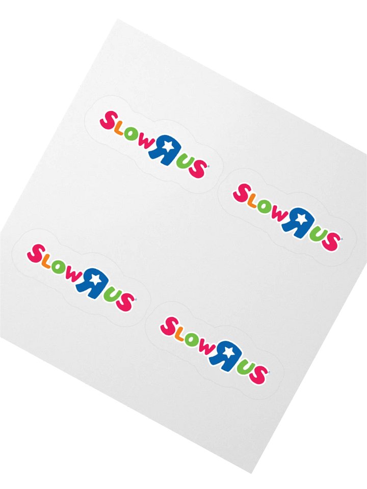 SLOW-R-US STICKERS (4-PACK) product image (2)