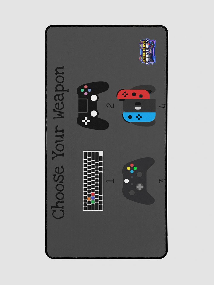 Choose Your Weapon Desk Mat product image (2)