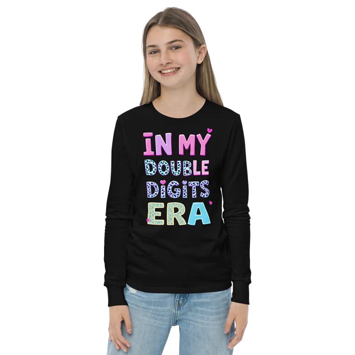 In My Double Digits Era - 10th Birthday T-Shirt for Kids & Tweens Long Sleeve Tee product image (4)