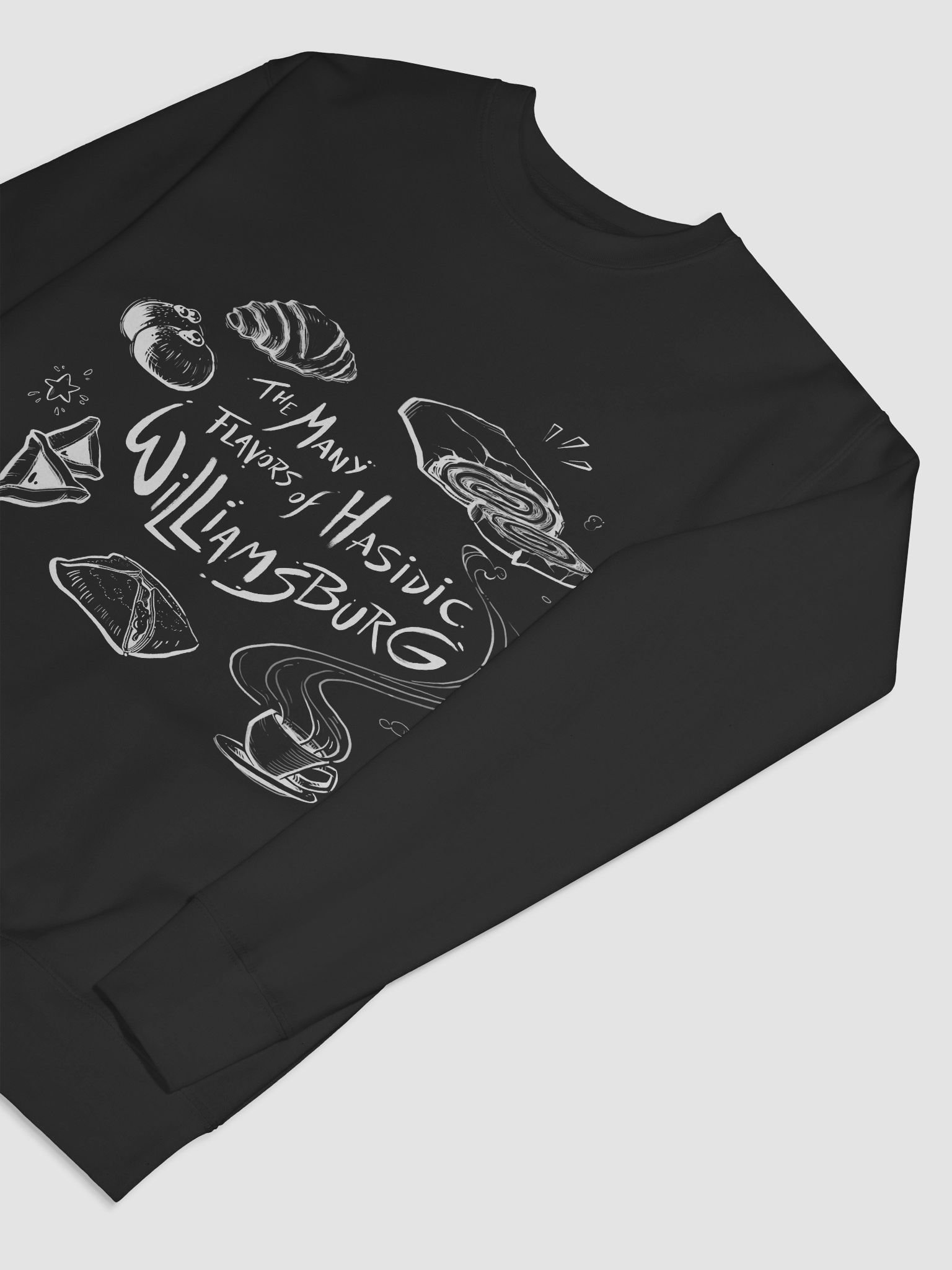 Sweatshirt: The many flavors of Hasidic Williamsburg T-shirt product image (7)