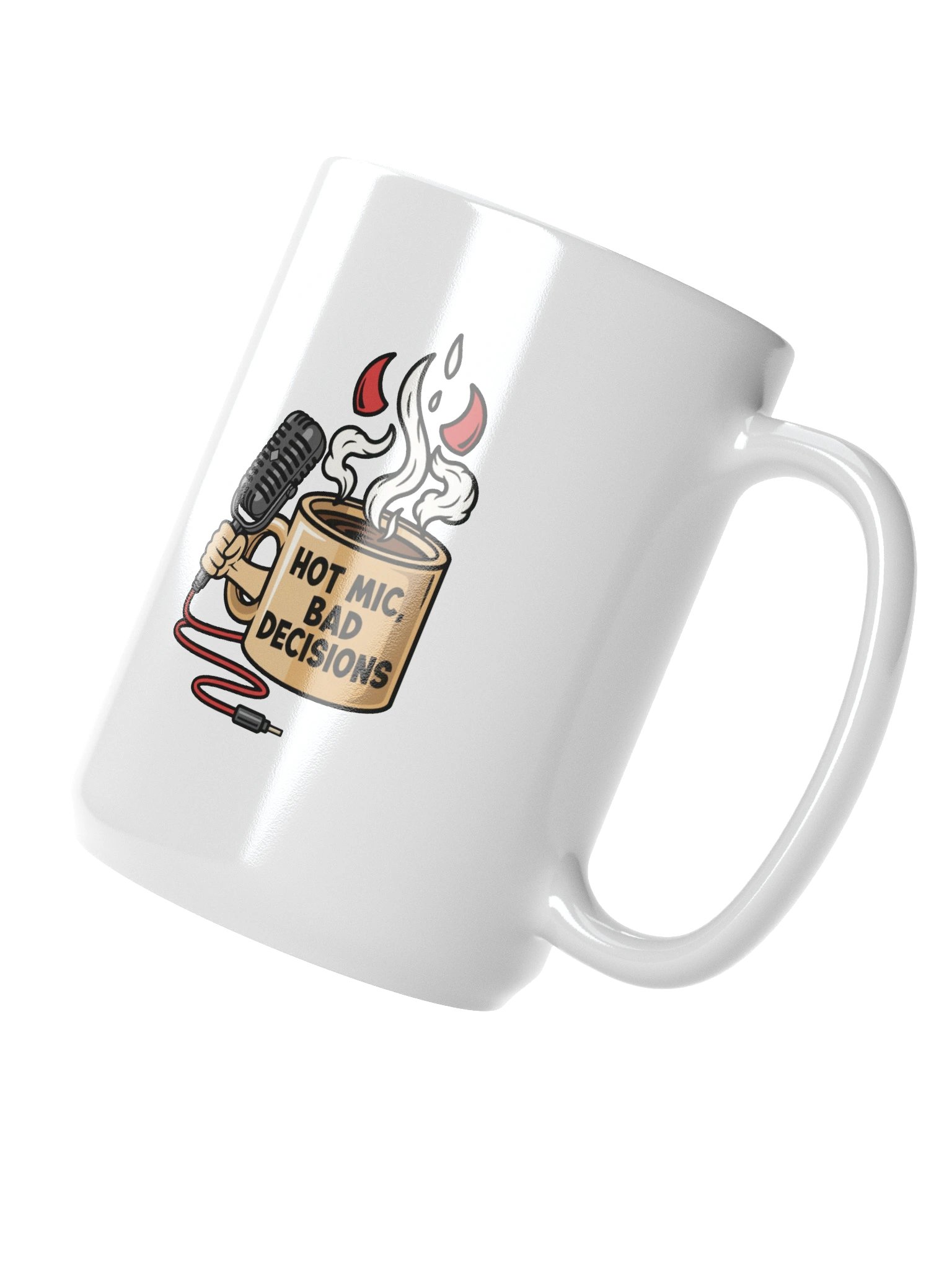 Hot Mic, Bad Decisions Mug product image (3)