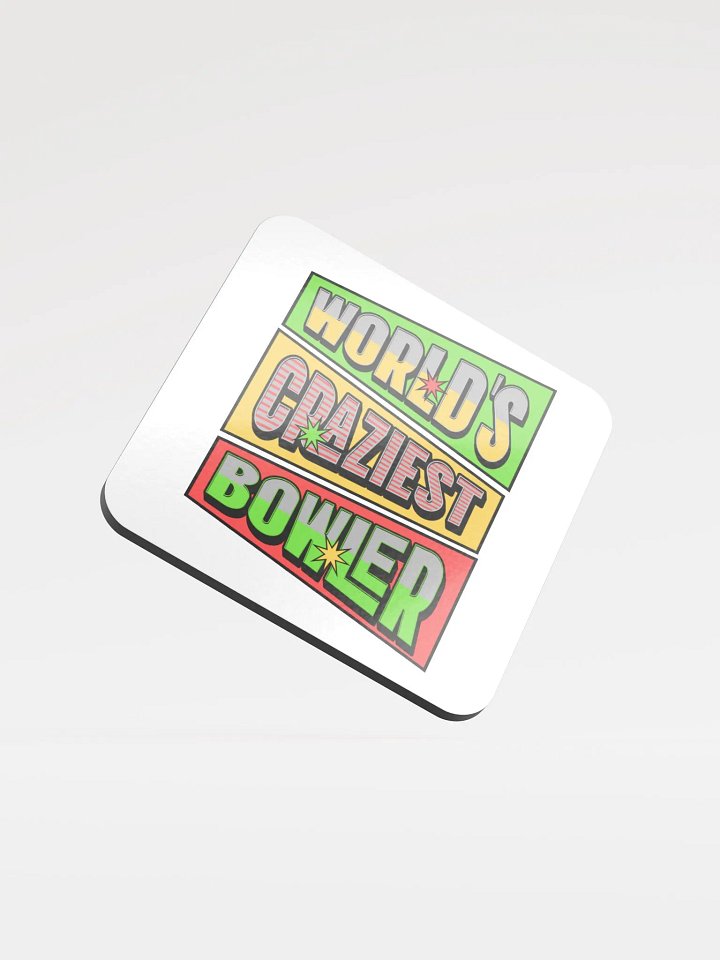 Worlds Craziest Bowler Comic Coaster product image (2)