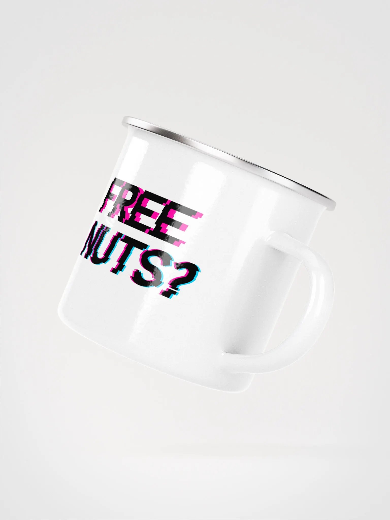 Free Nuts? Enamel Mug product image (3)