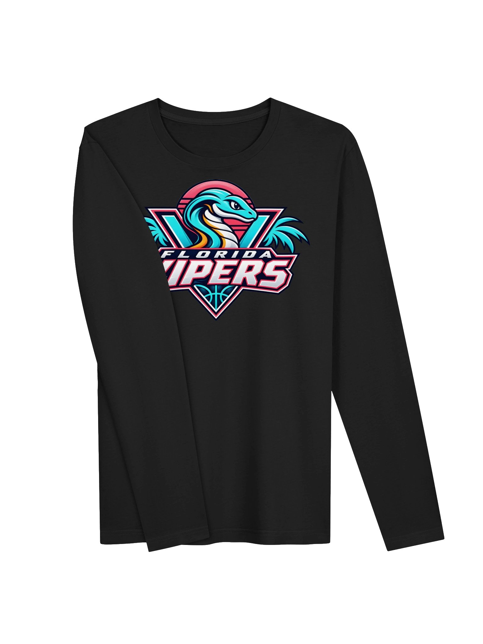 Florida Vipers Fitted Long Sleeve T-Shirt product image (7)