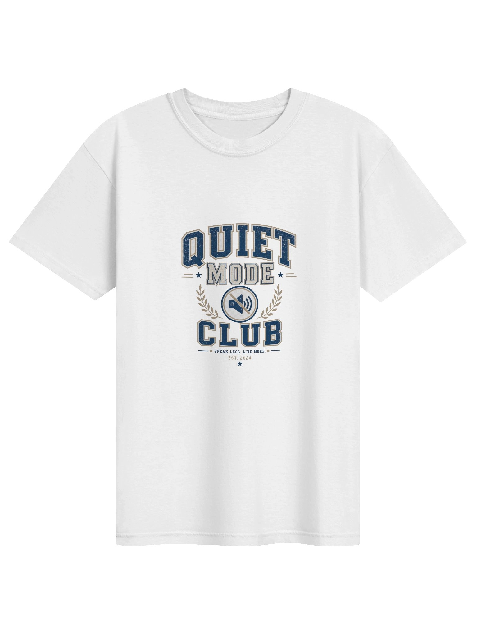 Quiet Mode Club Graphic Tee – Minimal Introvert T-Shirt product image (1)
