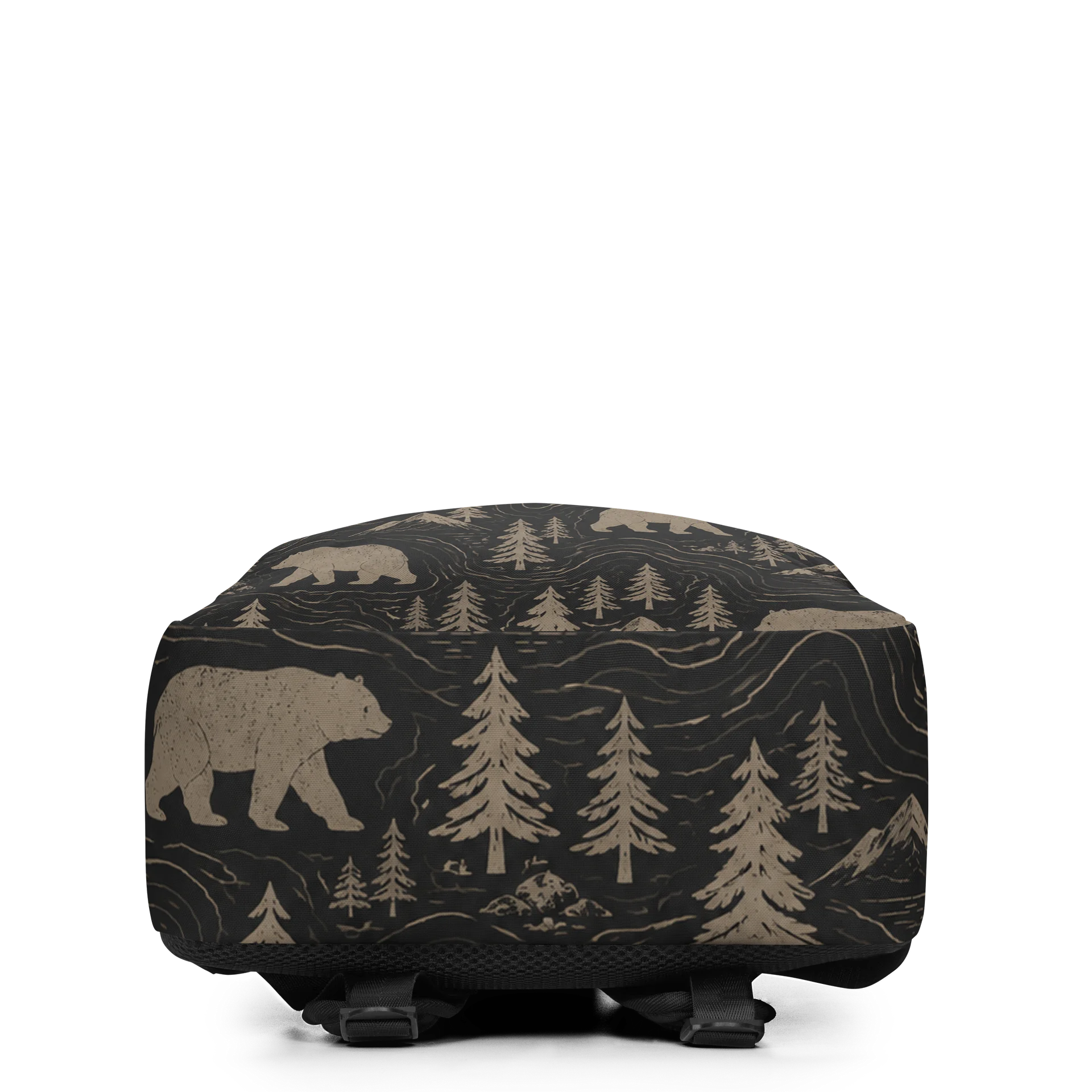 Rustic Bear Wilderness All-Over Print Backpack product image (4)