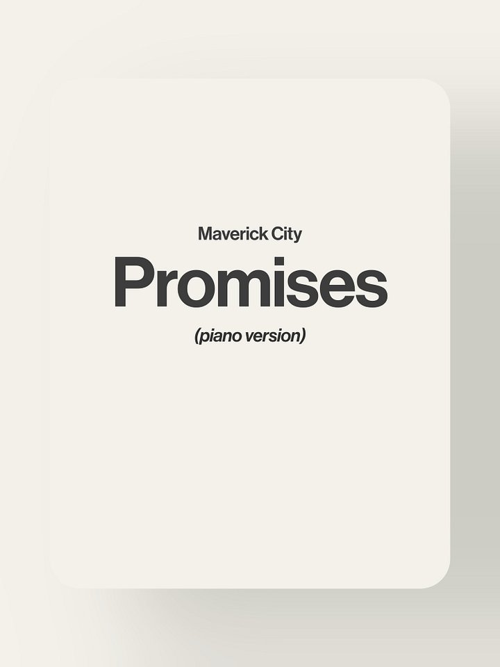Promises - Maverick City product image (1)