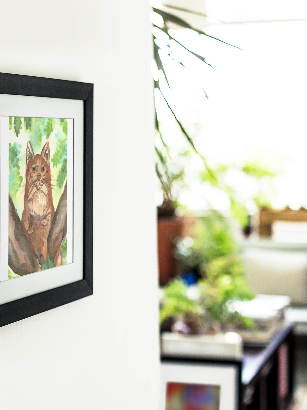 Lynx In A Tree Art Print product image (15)