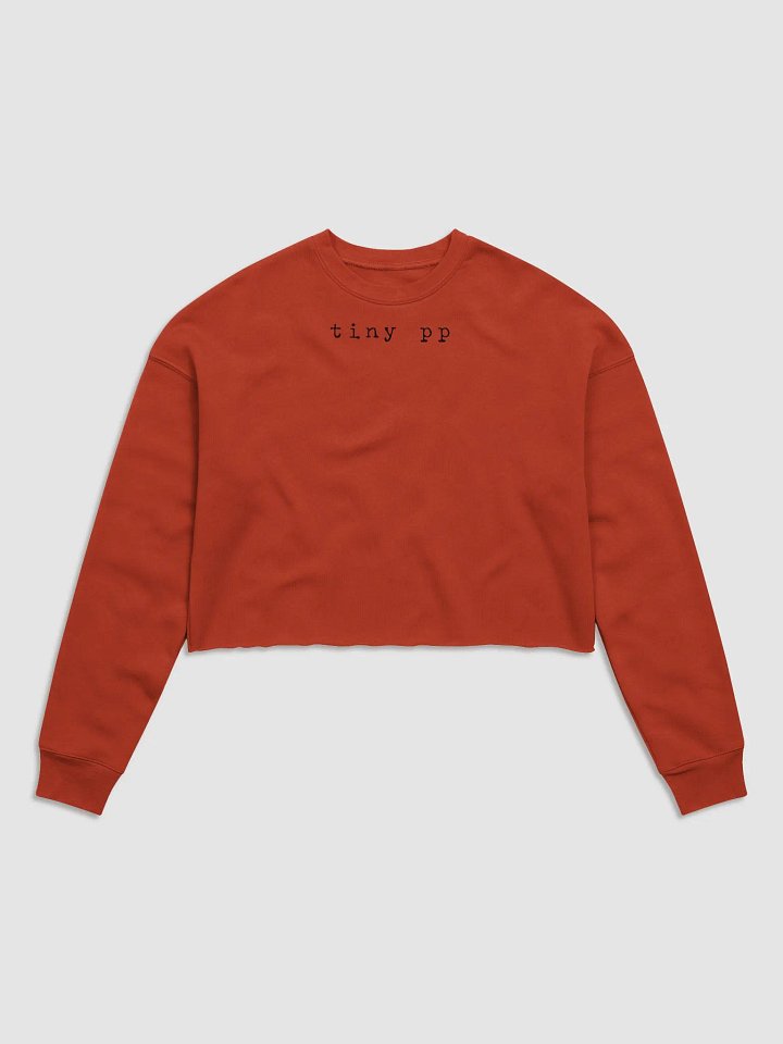Tiny PP Bella+Canvas Women's Fleece Crop Sweatshirt (Bright) product image (1)