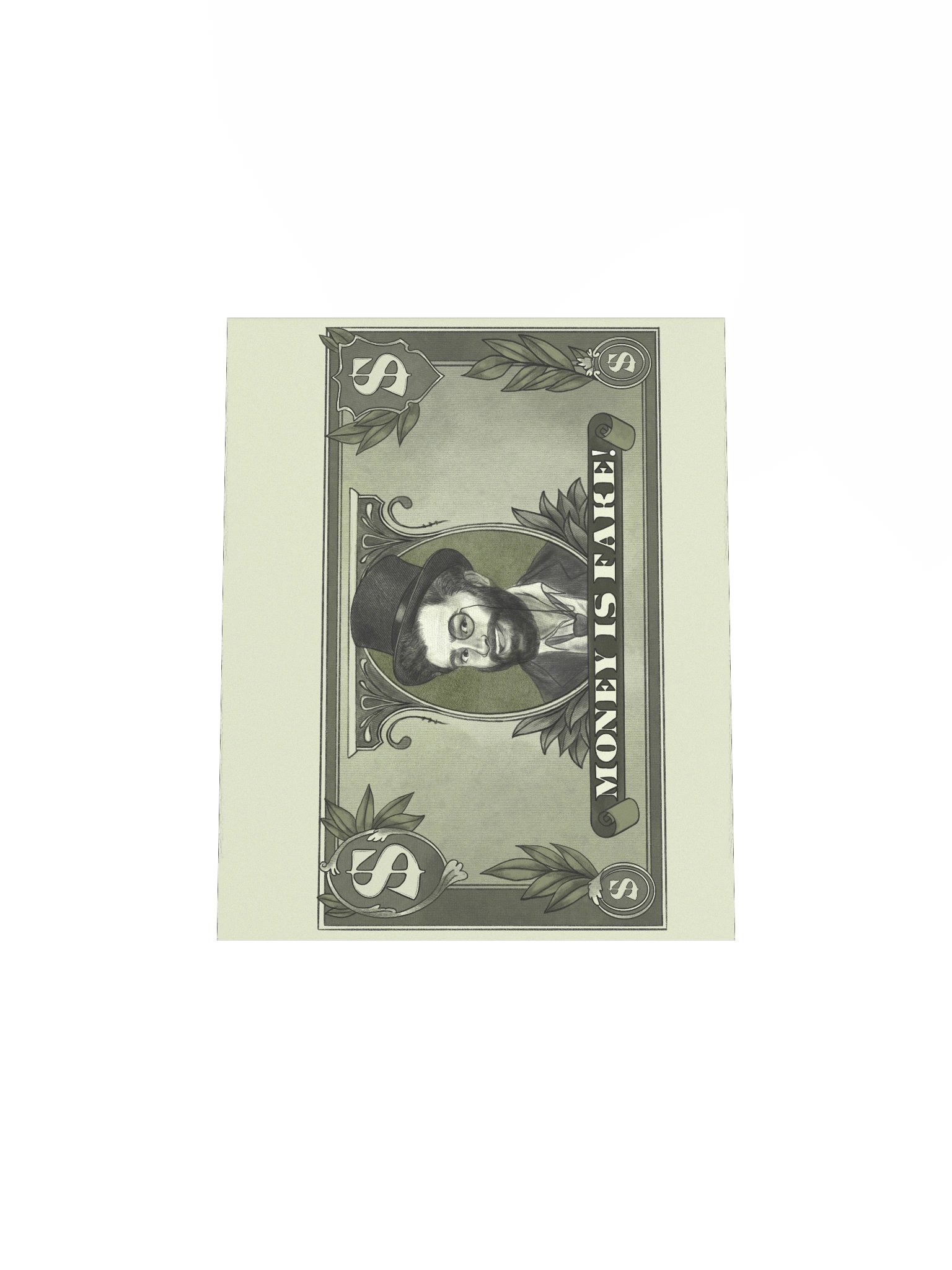 "Money Isn't Real" Poster product image (2)