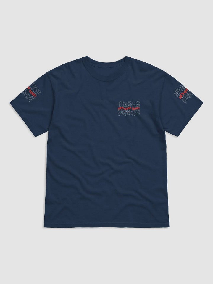 He's cray cray! Shirt (red/white) product image (3)