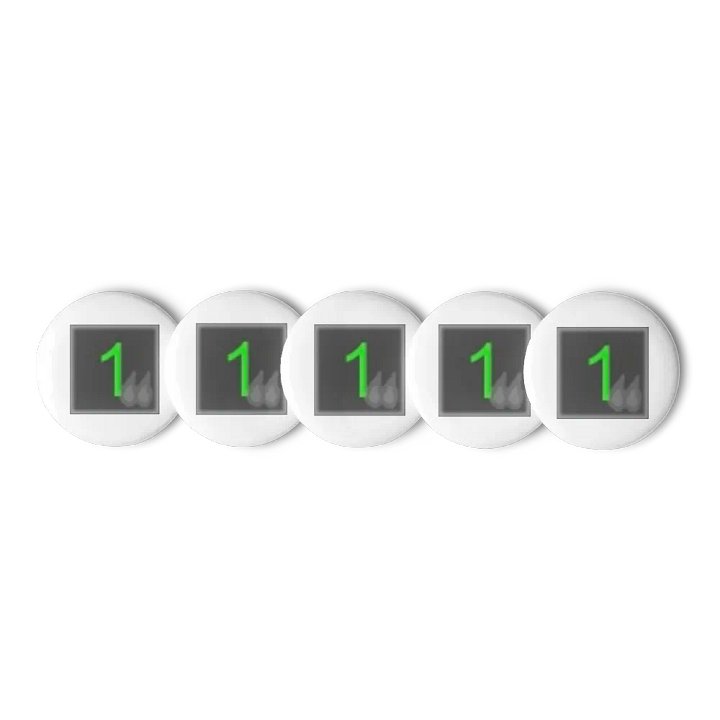 The Not Enough Ones Button Set - Light Mode product image (1)