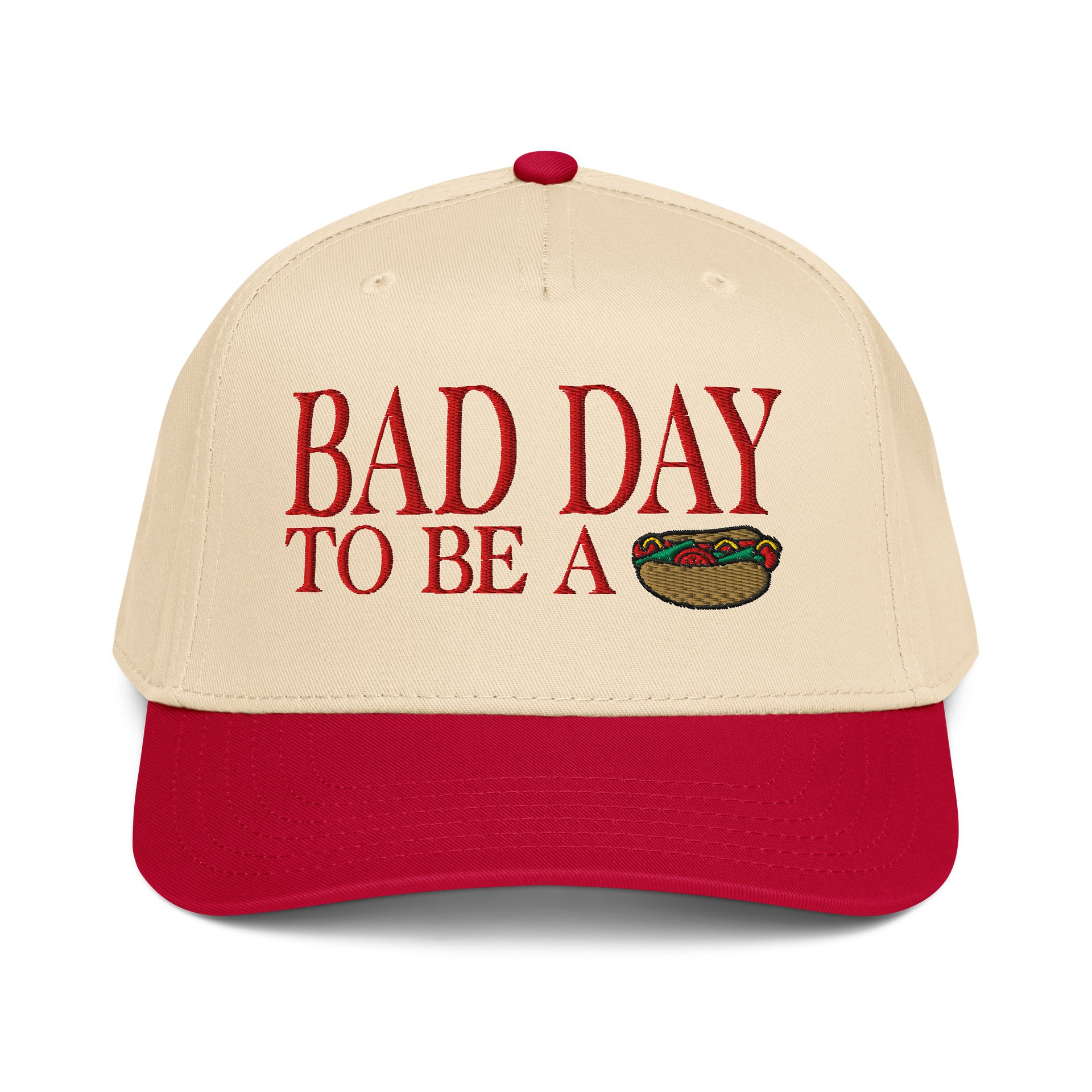 Bad Day to be a Chicago Dog embroidered hat product image (13)