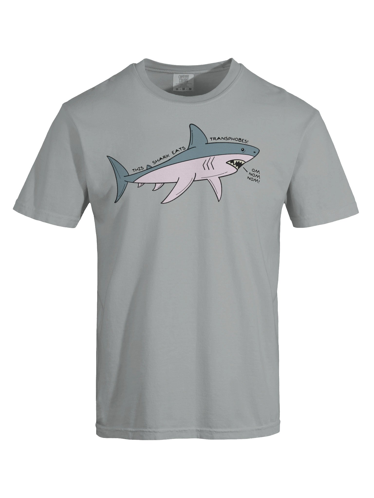 THIS SHARK EATS TRANSPHOBES SHIRT product image (51)