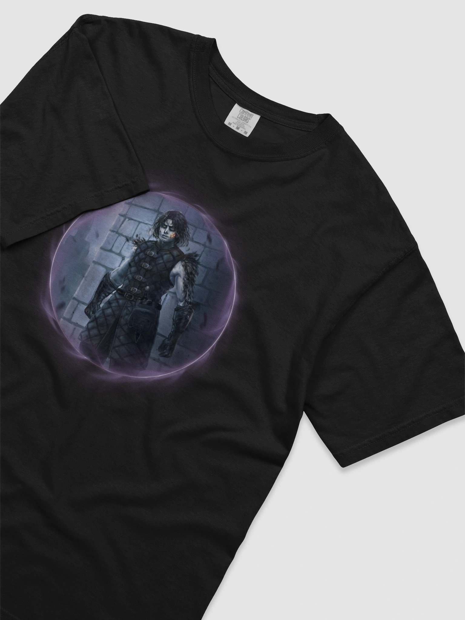 Black Relaxed Fit T-Shirt Dawn of Silence: Arkan product image (5)