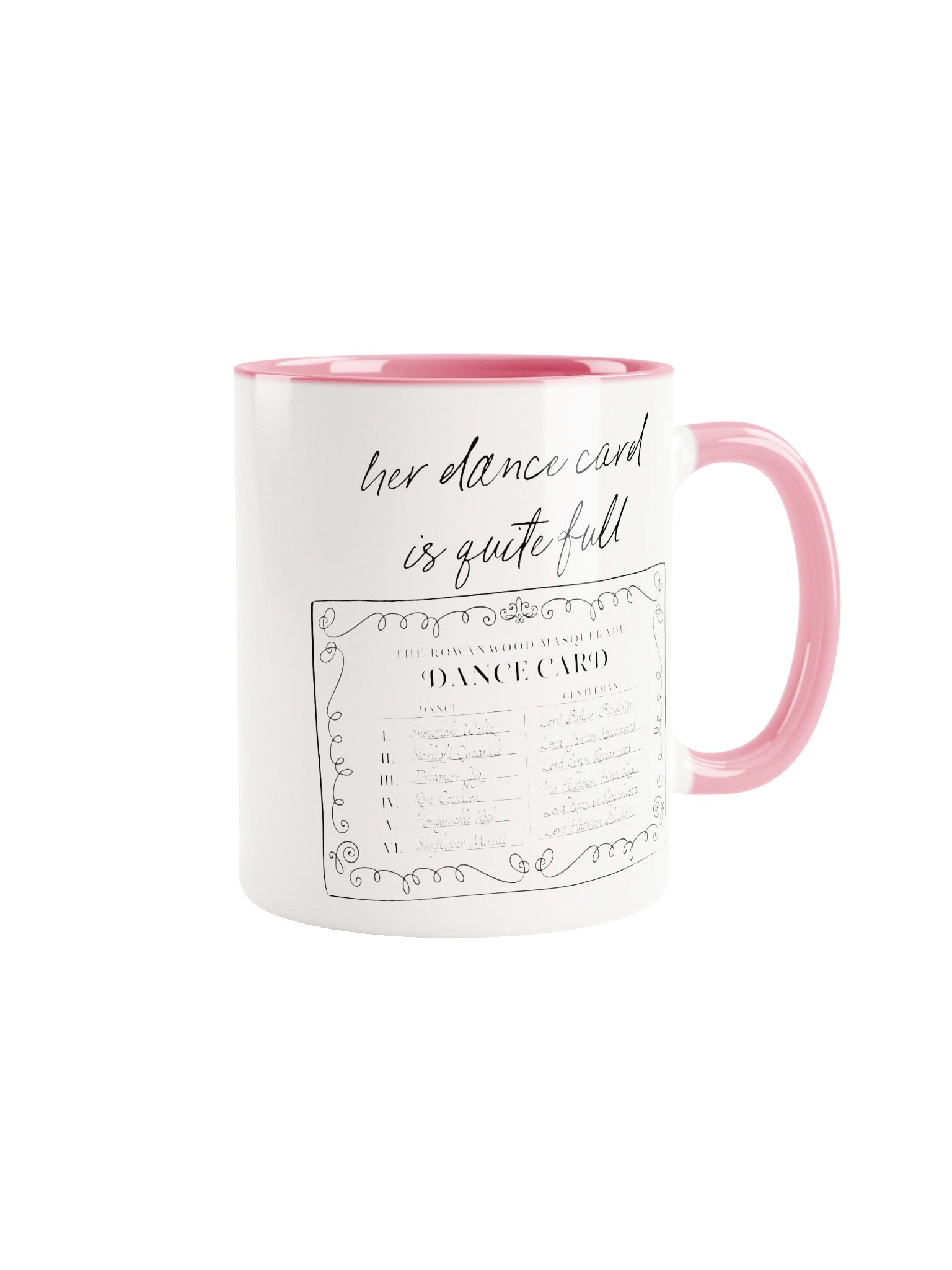 Dance Card Mug product image (1)