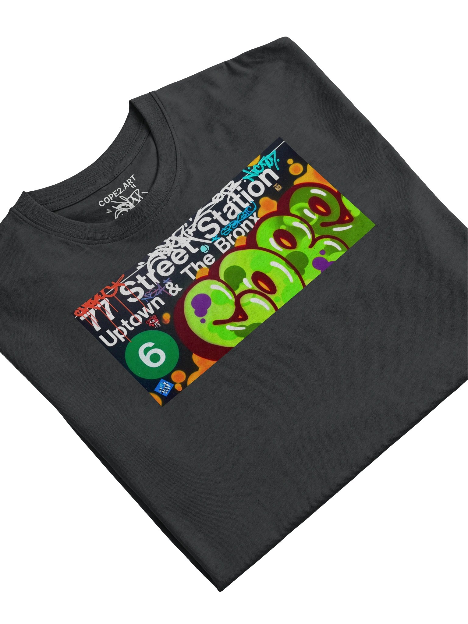 COPE 2 - 6 LINE UPTOWN BRONX T-SHIRT - BLACK product image (3)