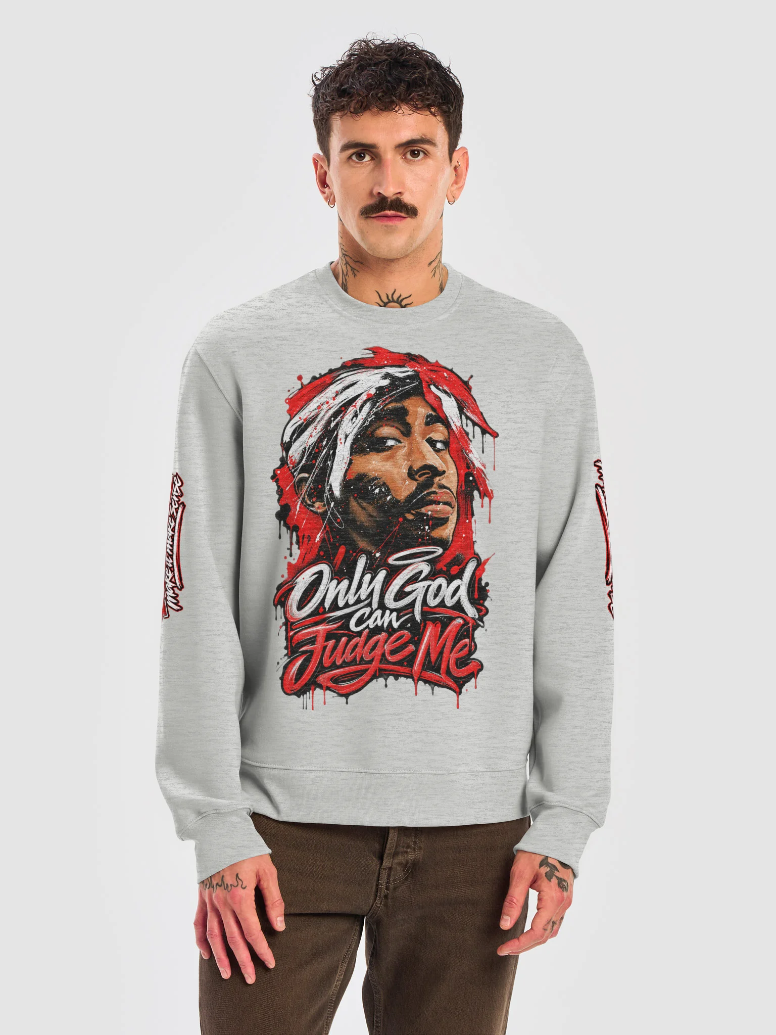 Only God Can Judge Me Oversized Sweatshirt product image (10)