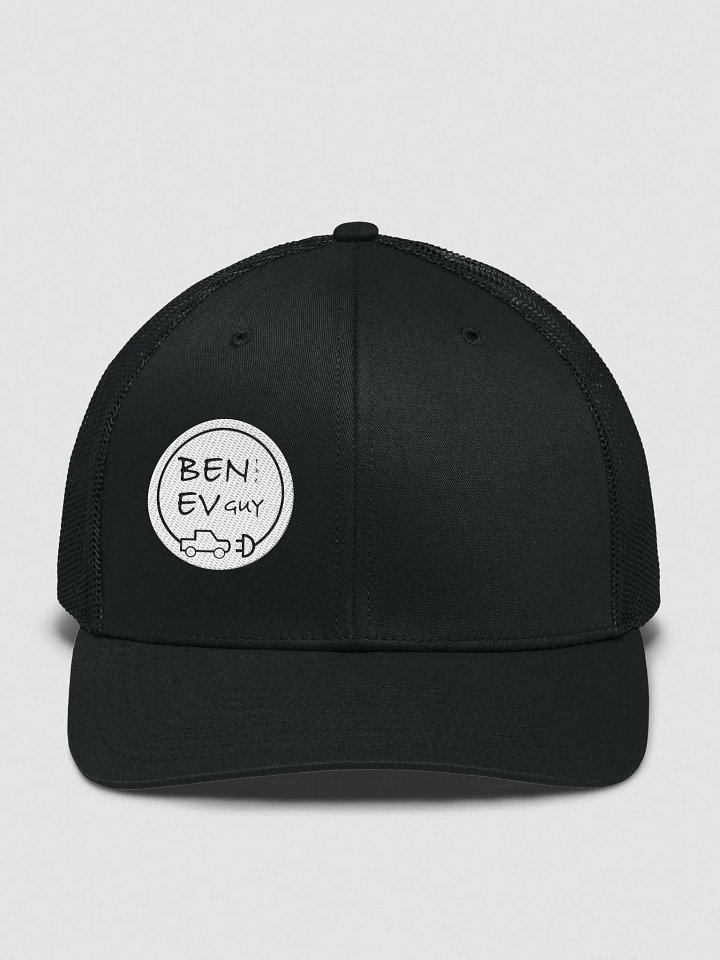 trucker hat single color with mash product image (2)