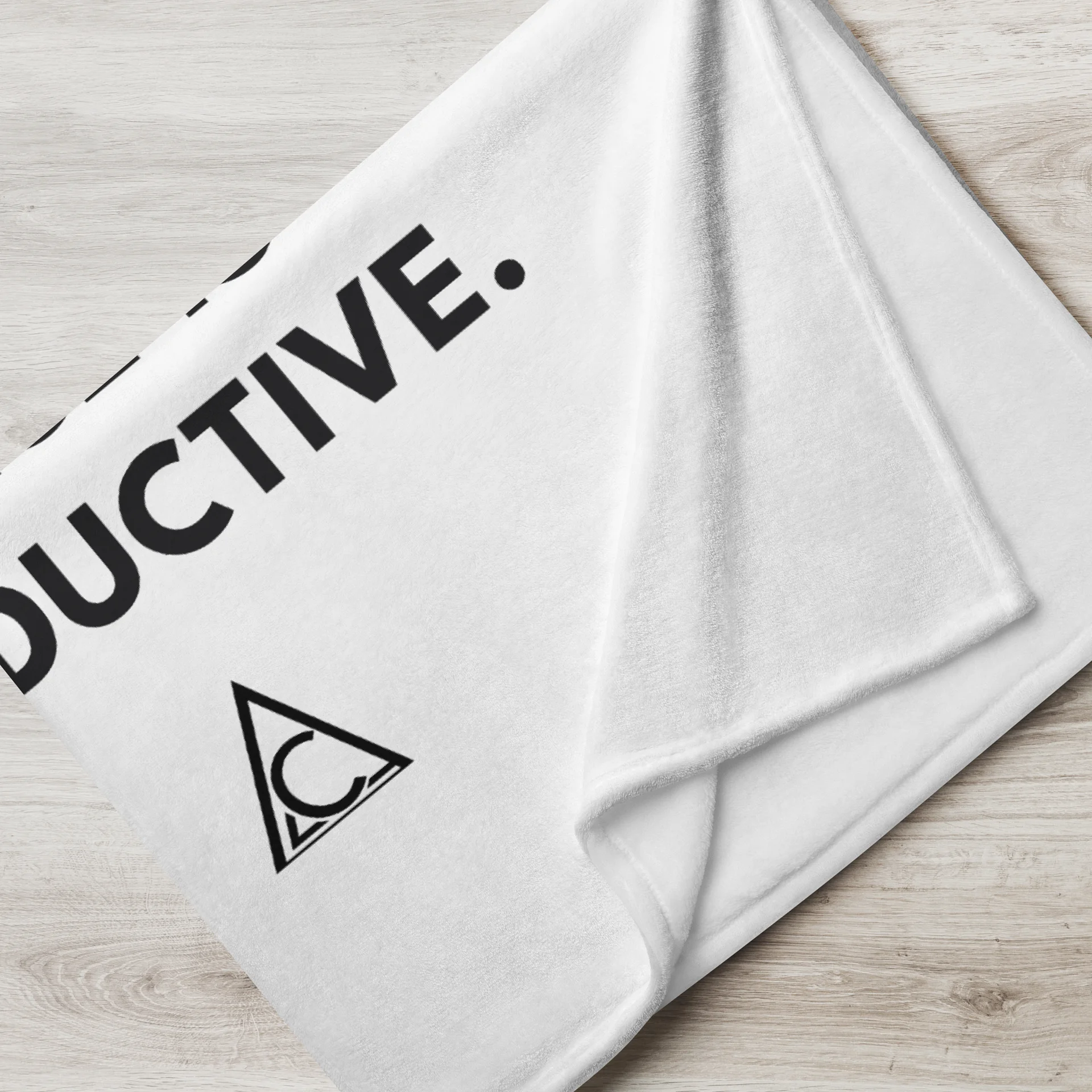 CLAUD Peace Is Productive Throw Blanket product image (7)
