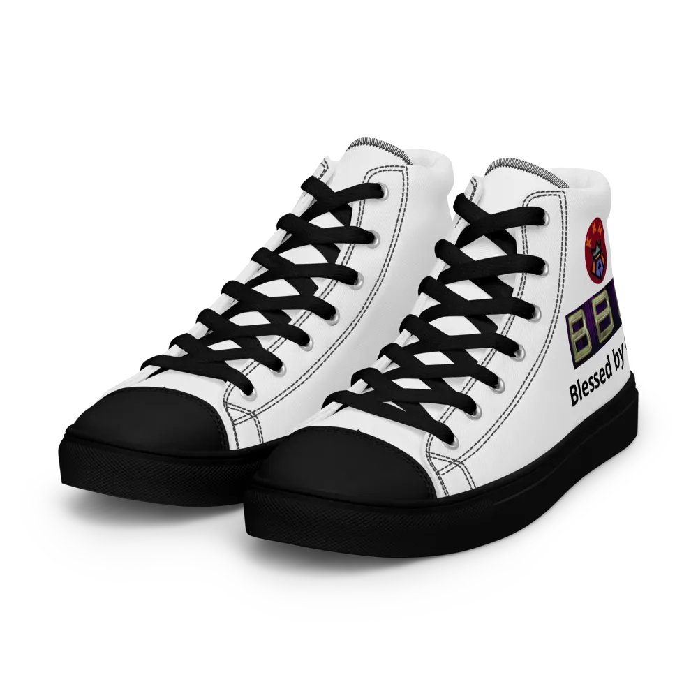 BBG White High Tops - Black Soles product image (4)