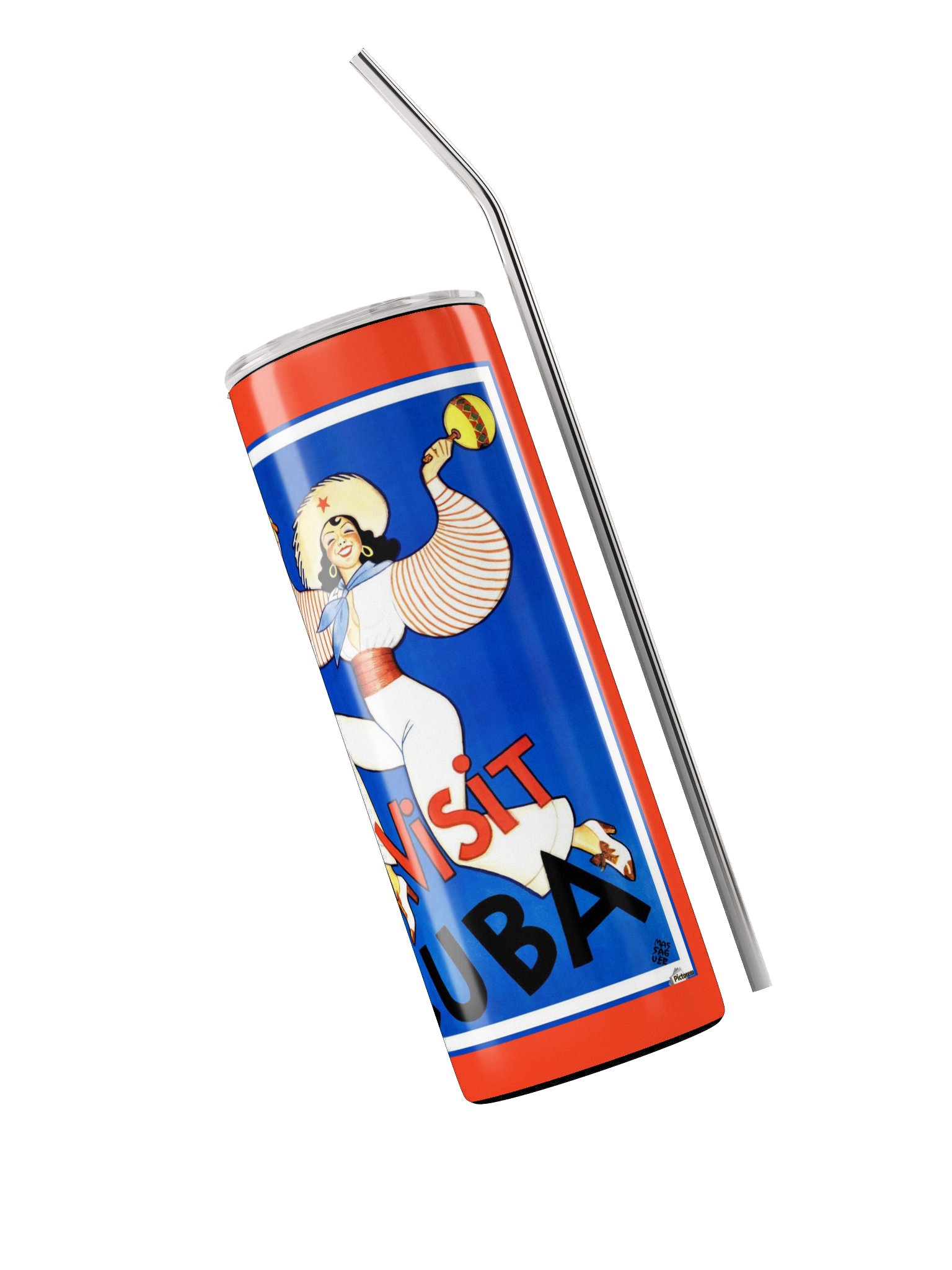 Visit Cuba Vintage Travel Tumbler product image (3)