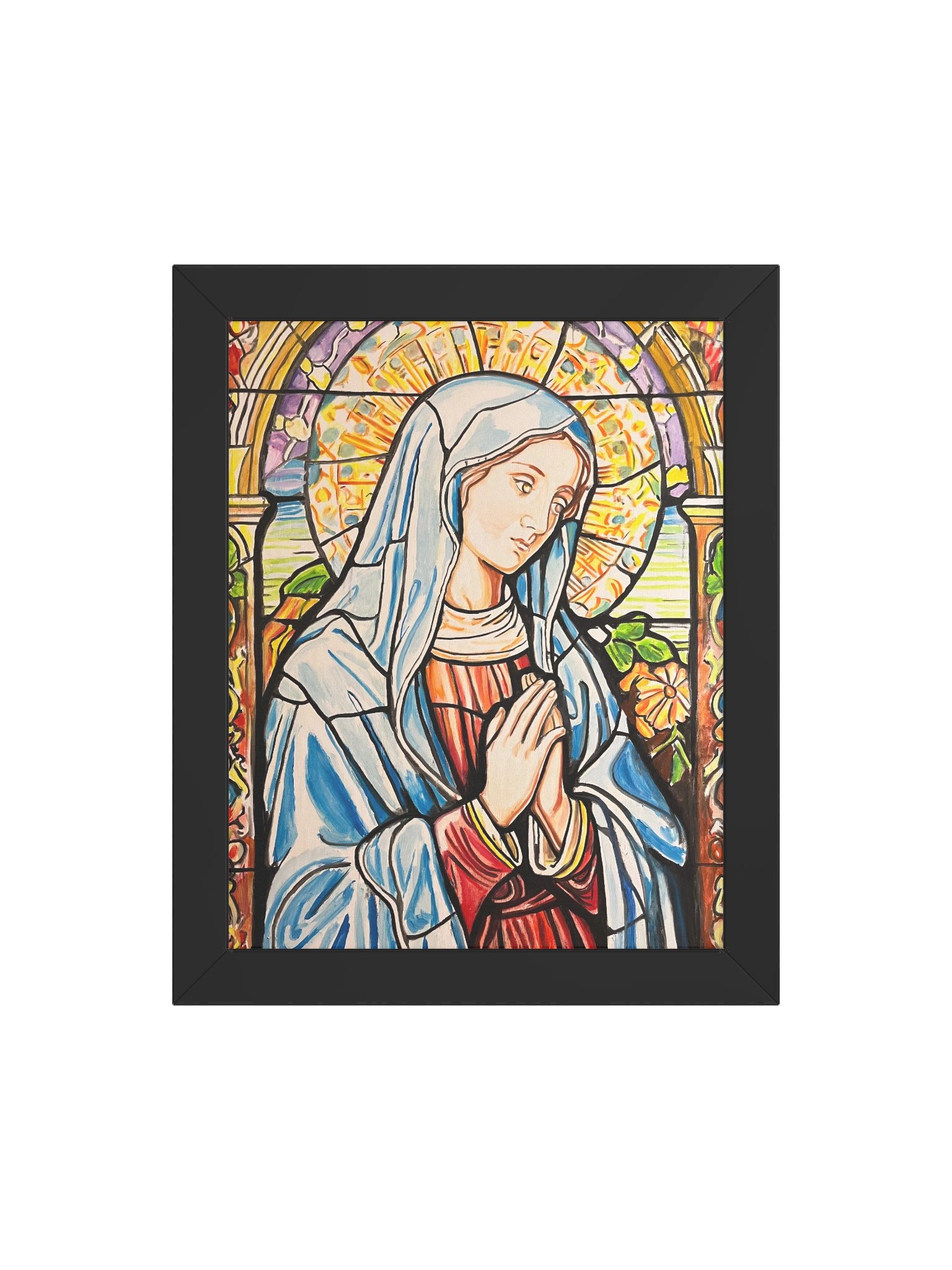 Blessed Mother by Warren Willowdale (Framed High-Quality Matte Poster) product image (4)